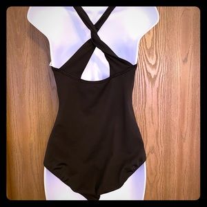 Black one piece bathing suit (Target) NEW